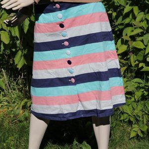 Collectif Vintage (London) Camilla Candy Stripes Skirt